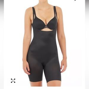 SPANX Thinstincts 2.0 Open-Bust Mid-Thigh Bodysuit Shapewear